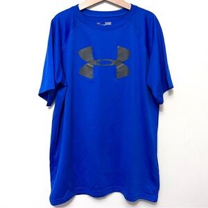 Under Armour • YLG • Tech Big Logo Royal Blue Short-Sleeve Performance Tee